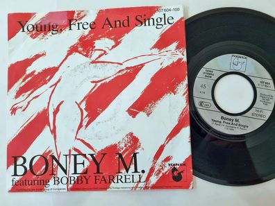 Boney M. - Young, free and single 7'' Vinyl Germany