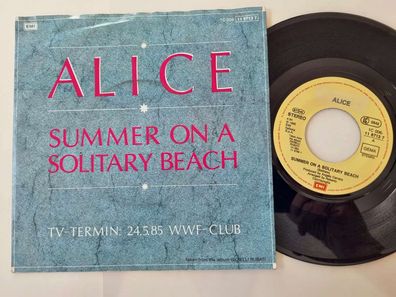 Alice - Summer on a solitary beach 7'' Vinyl Germany