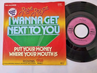Rose Royce - I wanna get next to you 7'' Vinyl Germany