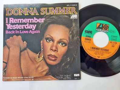 Donna Summer - I remember yesterday/ Back in love again 7'' Vinyl Germany