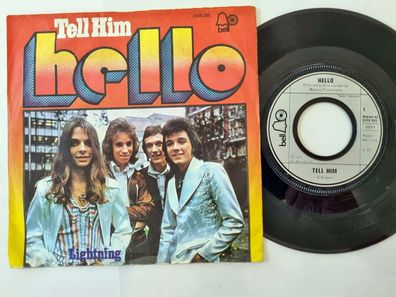 Hello - Tell him 7'' Vinyl Germany