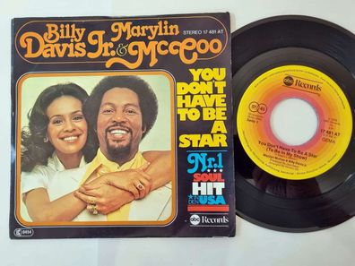 Billy Davis Jr. & Marylin McCoo - You don't have to be a a star 7'' Vinyl