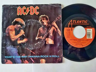 AC/ DC - That's the way I wanna rock n roll 7'' Vinyl US WITH COVER
