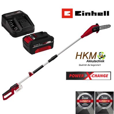 Einhell Akku-Hochentaster GC-LC 18/20 Li T 4.0 Ah Akku + Ladegerät Power X-Change