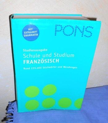 PONS Wörterbuch für Schule und Studium. Französisch. Studienausgabe: Französisch-Deut