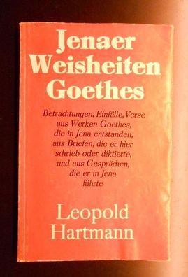 Jenaer Weisheiten Goethes