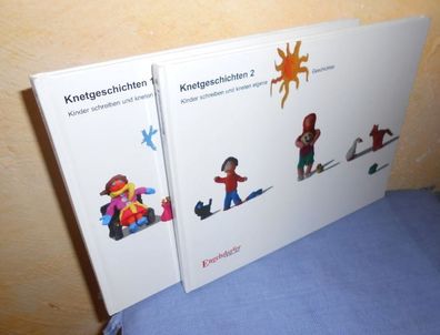 Knetgeschichten ? Kinder schreiben und kneten eigene Geschichten (2 Bücher)