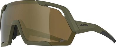 Alpina Sonnenbrille Rocket Q-Lite Rahm. olive matt, Glas bronze, versp., Kat.3