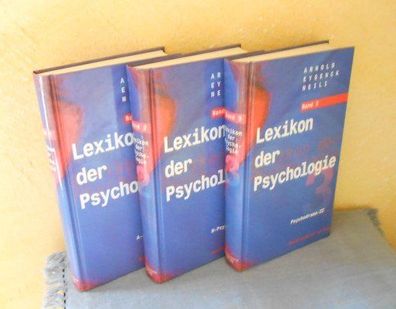 Lexikon der Psychologie (3 Bände ? vollständig)
