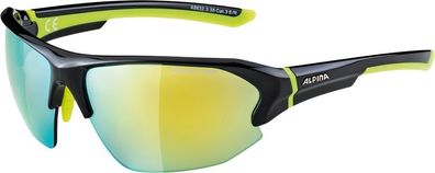 Alpina Sonnenbrille Lyron HR Rahmen sw/ neon gelb Glas gelb versp. S3