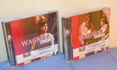 2 Doppel-CDs mit historischen Aufnahmen (remastered): Tannhäuser (Auszüge) + Lohengri