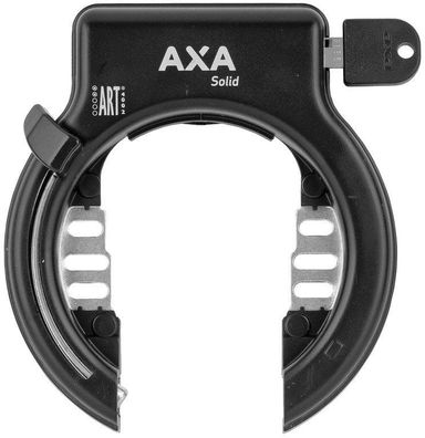 Axa Solid Rahmenschloss Schlüssel nicht abziehbar schwarz