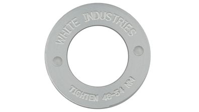 White Industries MR30 Extractor Caps silber
