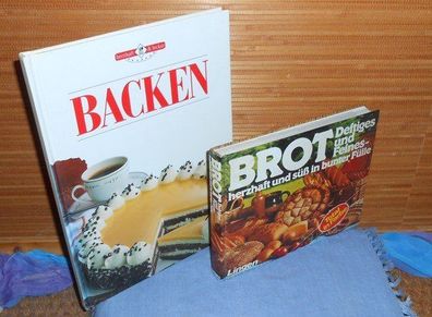 BACKEN + BROT : Deftiges und Feines, herzhaft und süß in bunter Fülle (2 Backbücher)