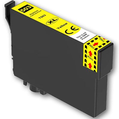 Kompatibel Epson 503XL, Chilischoten Y Yellow Gelb Druckerpatrone für 350 Seiten ...