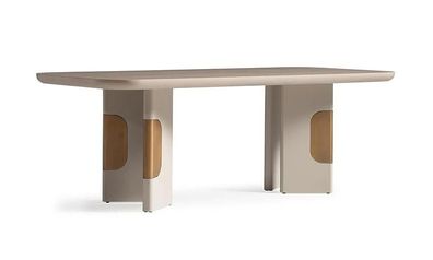 Esstisch Tisch Esszimmertisch Holz Essecke Beige Esszimmer Design