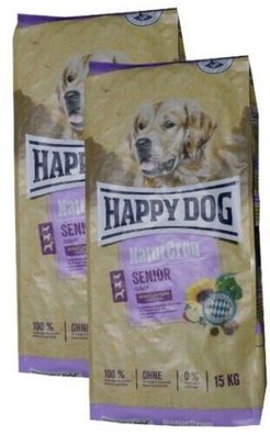 2x15kg Happy Dog Naturcroq Senior Hundefutter