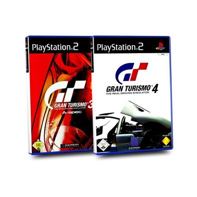 2 PlayStation 2 Spiele : GRAN Turismo 3 A-SPEC + GRAN Turismo 4 - PS2