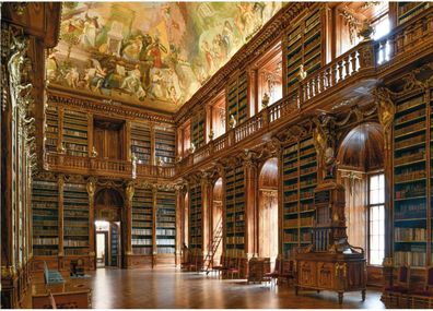 Philosophischer Saal in der Bibliothek von Strahov, Prag