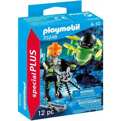 Playmobil Special Plus 70248 Agent mit Drohne, ab 4 Jahren