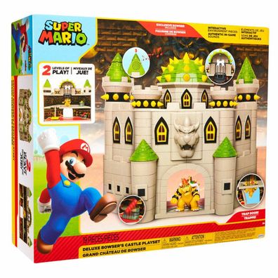 Mario Bros deluxe Bowser Castle Spielset