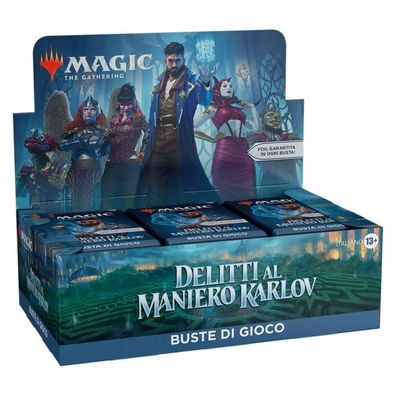 Magic the Gathering Delitti al Maniero Karlov Play-Booster Display (36) italienisch