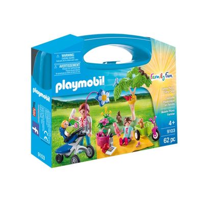 Playmobil 9103 Family Fun Familienpicknick zum Mitnehmen, Konstruktionsspielzeug