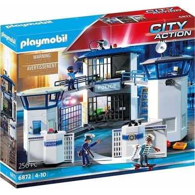 Playmobil 6872 City Action Polizei-Kommandozentrale mit Gefängnis