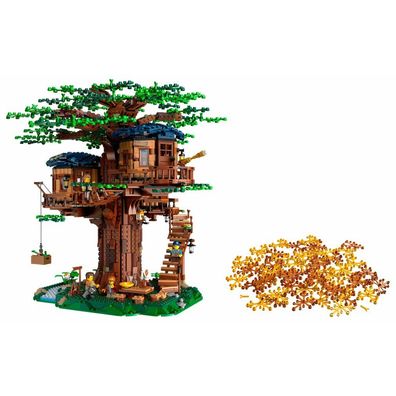 LEGO Ideas Baumhaus Konstruktionsspielzeug mit 3036 Teilen 16 + (21318)