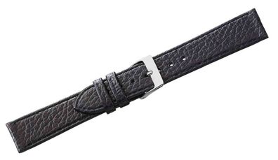 Herzog Lady Edition XS Uhrenarmband schwarz Leder genarbt