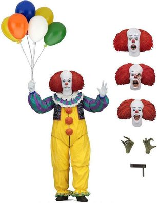 ES/ IT Pennywise Handgefertigtes 18cm Modell Figur-Spielzeug - NECA Clown Revival