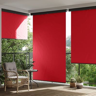 Balkon-Seitenmarkise 175x250 cm Rot