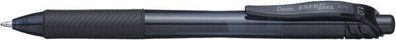 12x Pentel EnerGel X Gel-Tintenroller 0,5 / 1,0mm Metallspitze LR10 schwarz