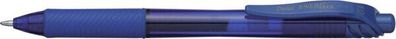 12x Pentel EnerGel X Gel-Tintenroller 0,5 / 1,0mm Metallspitze LR10 Mine blau
