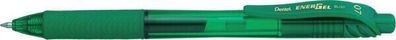 12x Pentel EnerGel X Gel-Tintenroller 0,35/ 0,7mm Metallspitze LR7 grün
