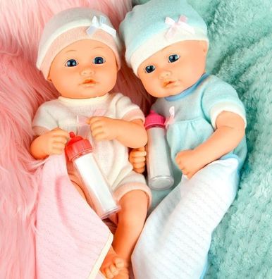 Dream Collection 2 Babypuppen Zwillinge Puppenzubehör - Baby Puppen -