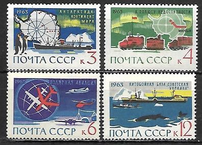 Sowjetunion postfrisch Michel-Nummer 2801-2804