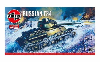 Airfix Russian T34 Tank in 1:76 1601316 Airfix A01316V Bausatz