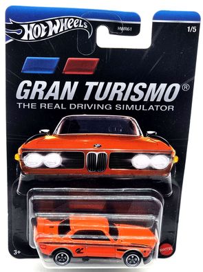 Hot Wheels Auto Serie Gran Turismo Car `73 BMW 3.0 CSL Race Car 1/5