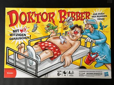 Doktor Bibber Spiel Gesellschaftsspiel Brettspiel Hasbro Kinderspiel vollständig