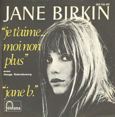 7" Jane Birkin - Je taime moi non plus