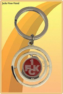 1. Kaiserslautern Schlüsselanhänger Logo 1FCK Anhänger offizielles Lizenzprodukt NEU