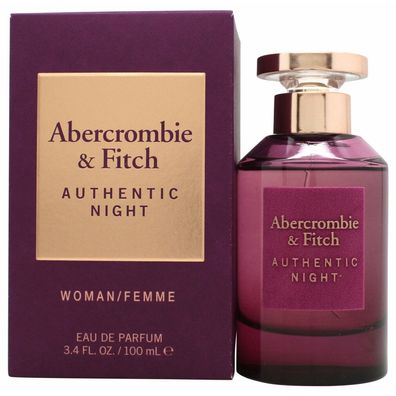 Abercrombie & Fitch Authentic Night Women Edp Spray