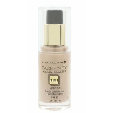 Max Factor Facefinity All Day Flawless 3in1 Foundation 30ml #40 Light Ivory