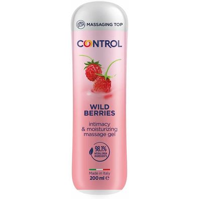 Control Intimacy&Moisturizng Massage Gel Wild Berries 200ml