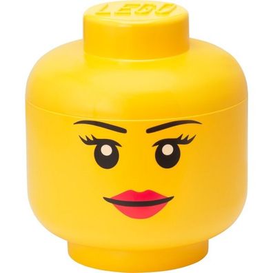 R.C. LEGO Storage Head "Girl", groß 40321725 - Room Copenhagen 40320805 - (Spielw...