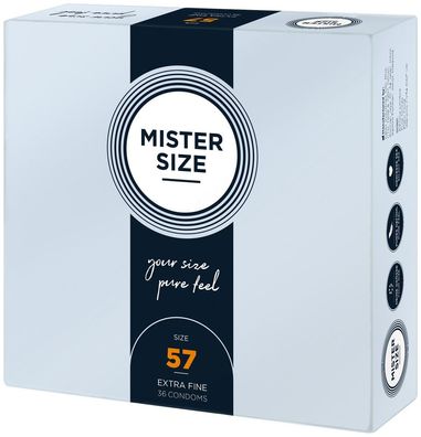 MISTER SIZE Kondome, 57mm, 36 Stück