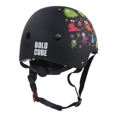 Boldcube Scooter Helm Black - Größe: S - Schutz für Ihr Kind