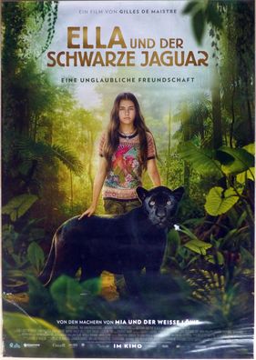 Ella und der schwarze Jaguar - Original Kinoplakat A1 - Lumi Pollack - Filmposter