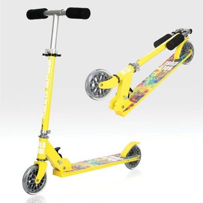 Boldcube Yellow 2-Rad Scooter für Kinder ab 5